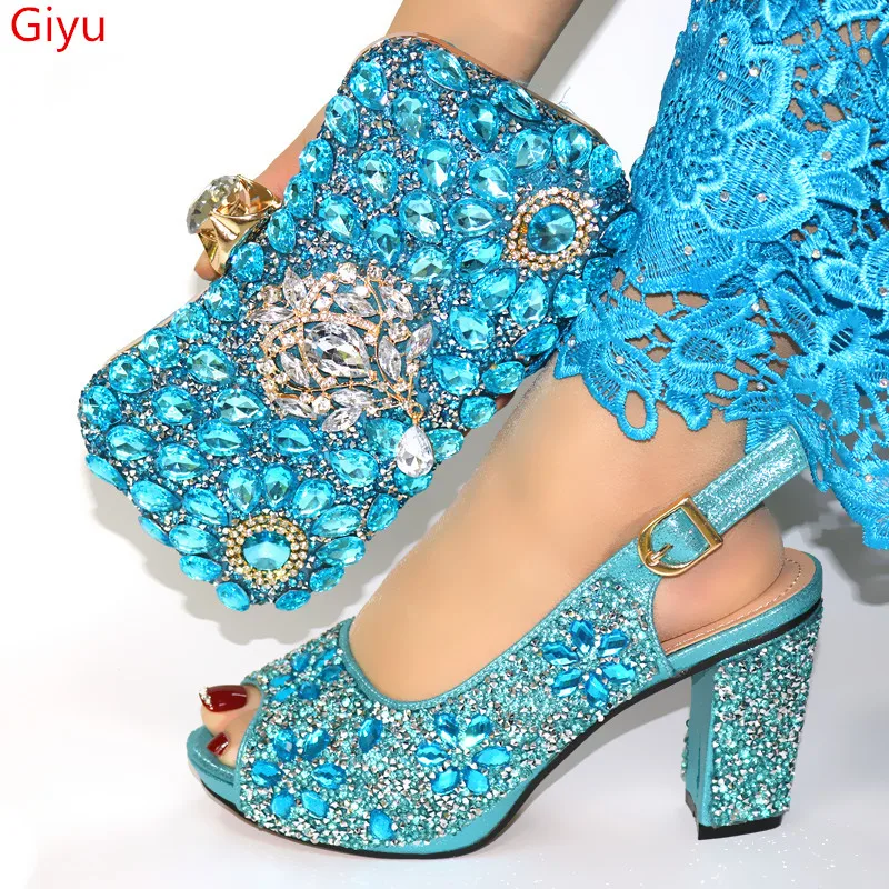 doershow Women Shoes and Bags To Match Set Italy Party Pumps Italian Matching Shoe and Bag Set for Party shoes!HJL1-2 - Image 5