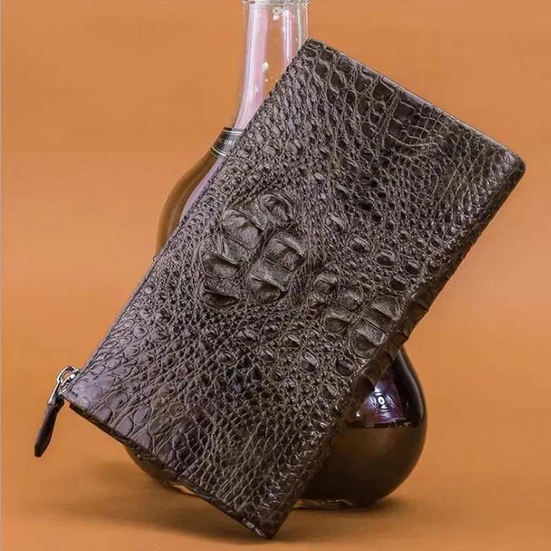 ourui summer new bag male Long men wallet bag zipper Men clutch bags - Image 2