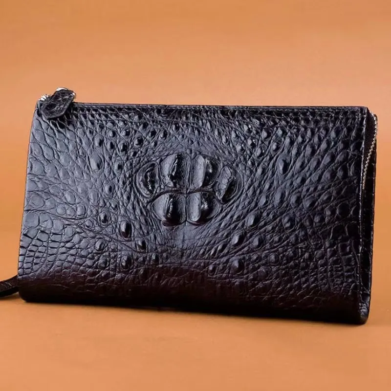 ourui summer new bag male Long men wallet bag zipper Men clutch bags - Image 4