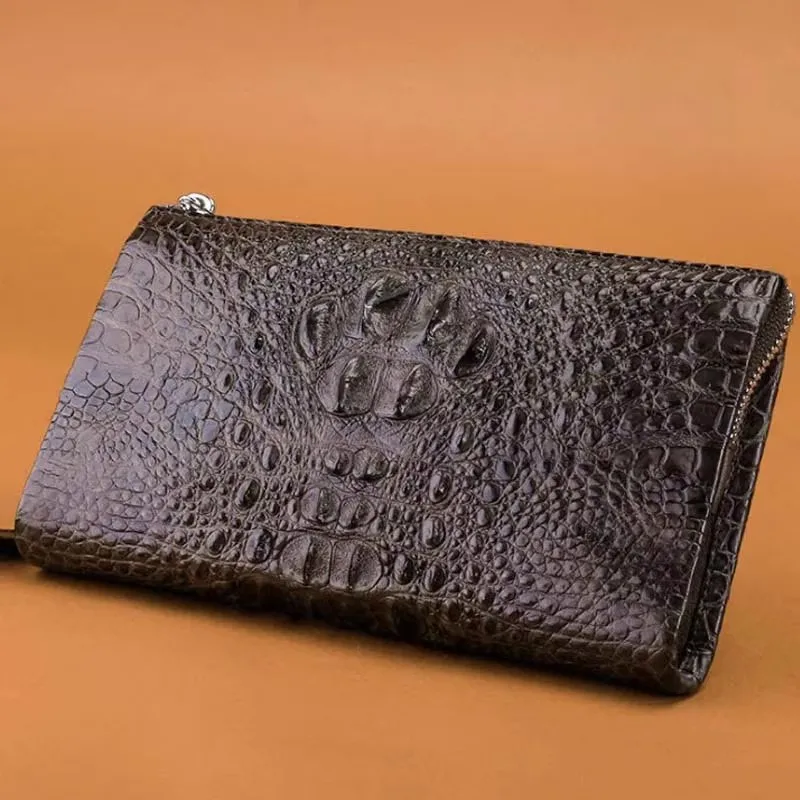 ourui summer new bag male Long men wallet bag zipper Men clutch bags - Image 5