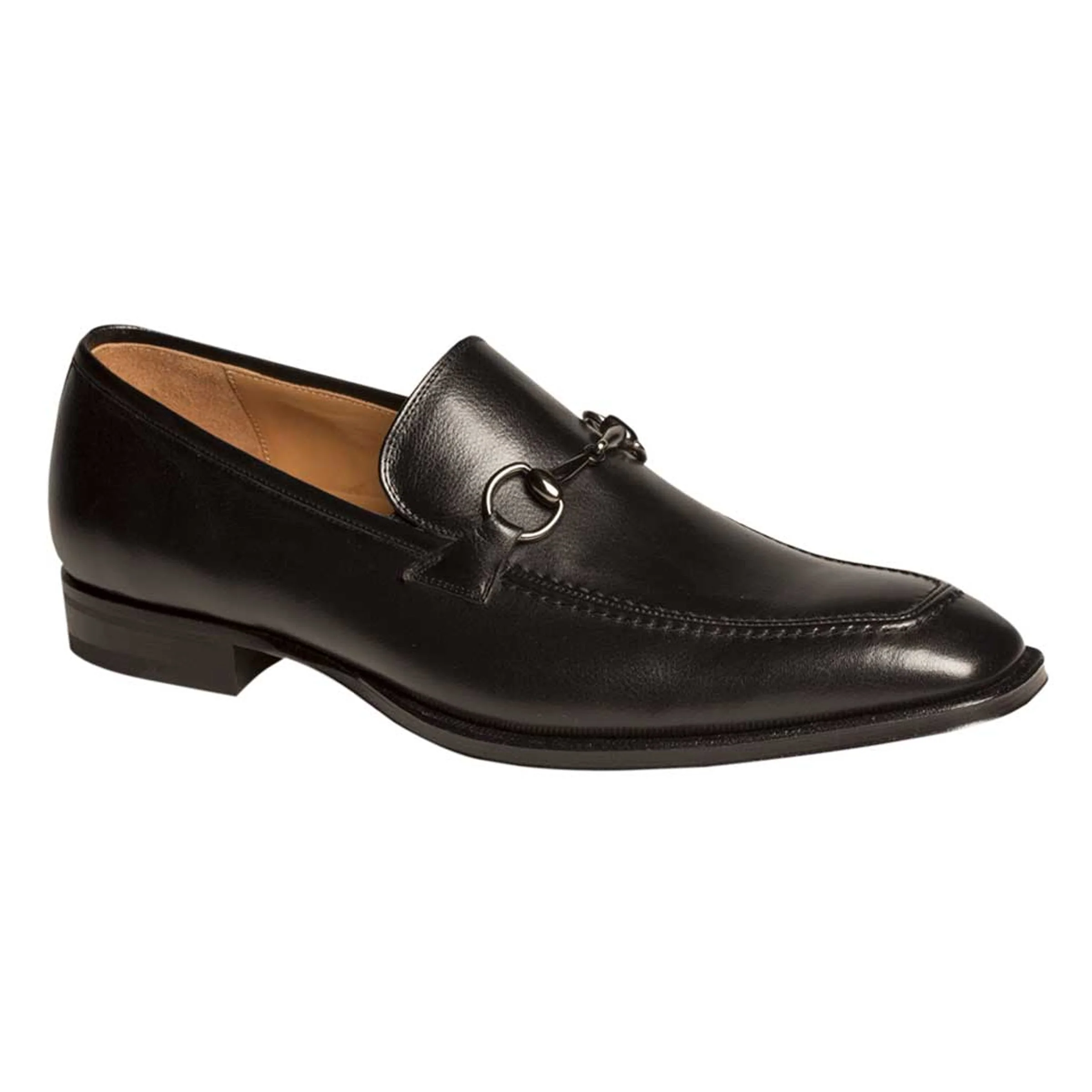 Mens Mezlan Tours Calfskin Slip On Loafer in Black - LAST CALL 10.5
